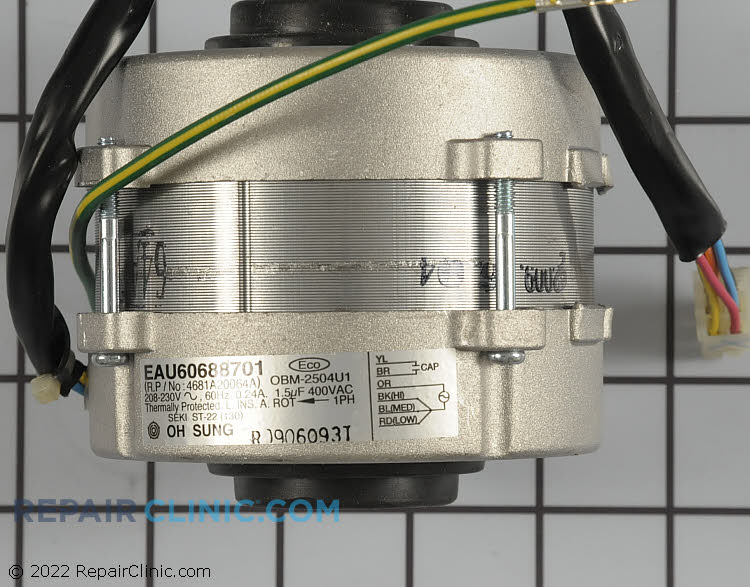 Fan Motor 4681A20064N | RepairClinic.com