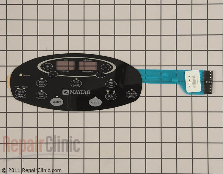 Dispenser touchpad with peel and stick backing