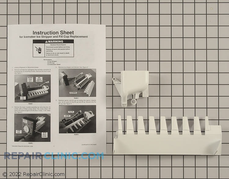Refrigerator Ice Stripper - W10297244 | Fast Shipping - Repair Clinic