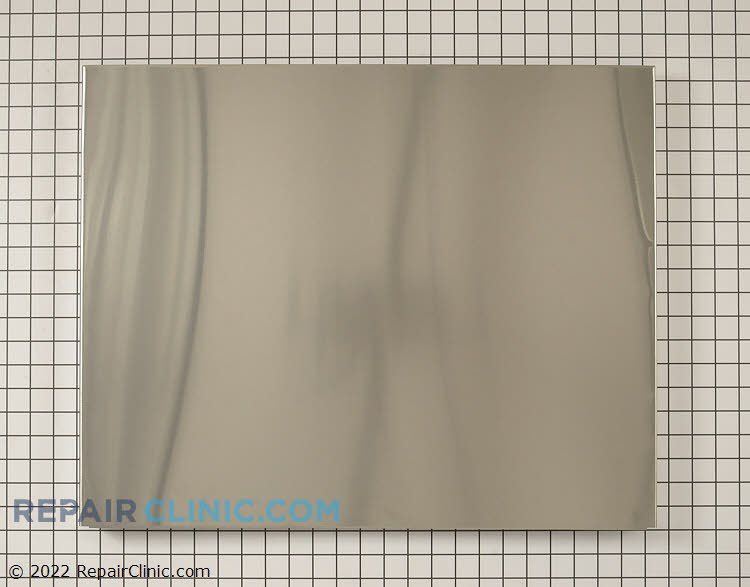 Front panel, stainless steel