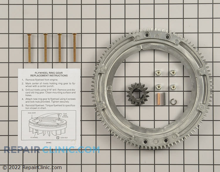 thumbnail image 2 of Flywheel Ring Gear Kit For Briggs & Stratton Engines – Replaces 392134, 399676, 696537 2 of 6
