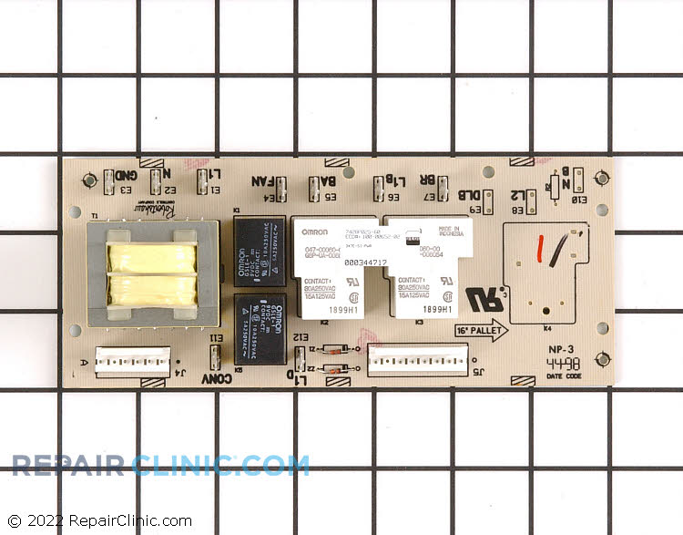 Range/Stove/Oven Relay Board WP74001870 Fast Shipping Repair Clinic