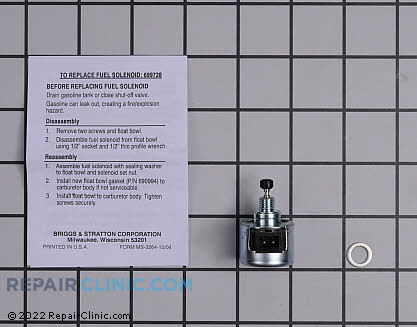 Fuel Shut-Off Solenoid 699728 Alternate Product View