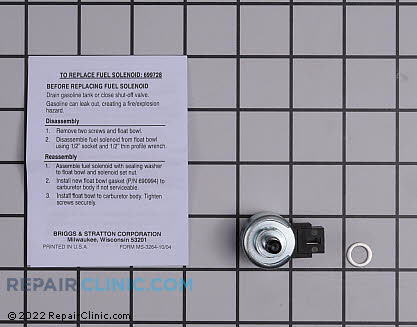 Fuel Shut-Off Solenoid 699728 Alternate Product View