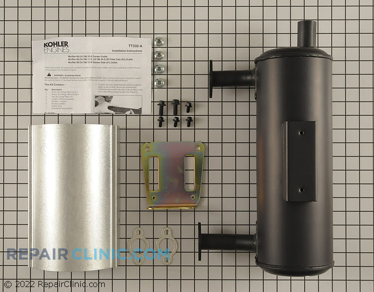 Muffler 24 786 11-S Alternate Product View