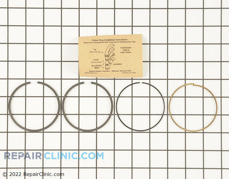 Lawn Mower Piston Ring Set 791098 Briggs & Stratton Piston Ring Set