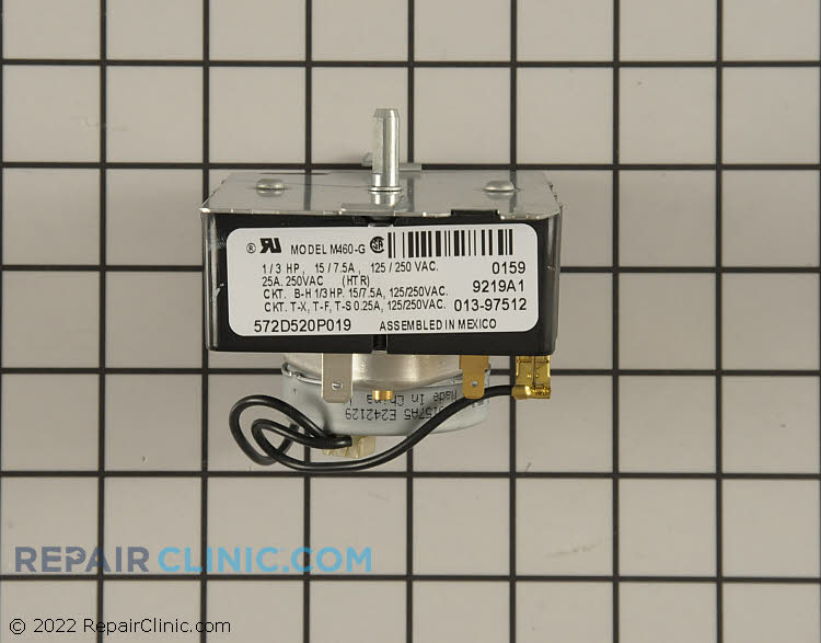 Parte Timer Asciugatrice GE Modello 234d2377p004 (usato In Buone Condizioni)