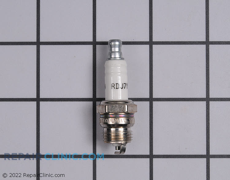 Champion Spark Plug (RDJ7Y). The spark plug ignites the fuel and air mixture in the engine's cylinder to power the engine. If the spark plug is has fouled (if the tip of the spark plug is burnt or damaged), the engine may not start or may run rough.