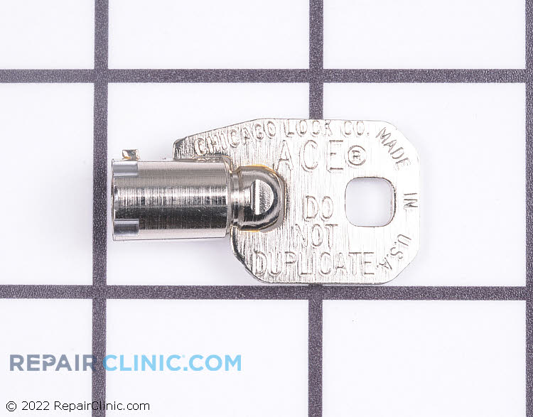 Door Key WPW10140858 Fast Shipping Repair Clinic