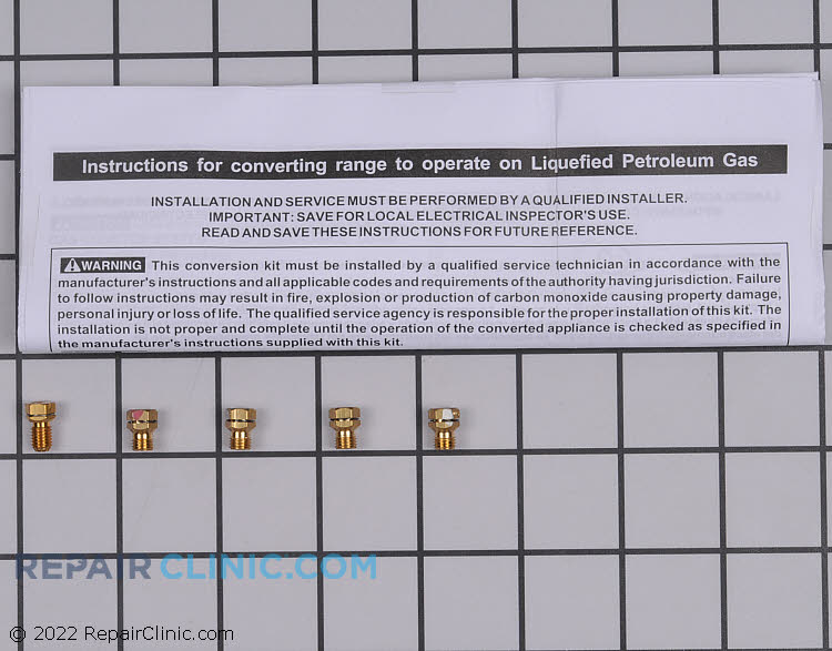 Range/Stove/Oven Conversion Kit 316542408 Fast Shipping Repair Clinic