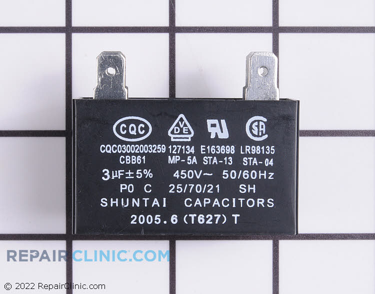 Dehumidifier Capacitor 5304447284 Fast Shipping Repair Clinic