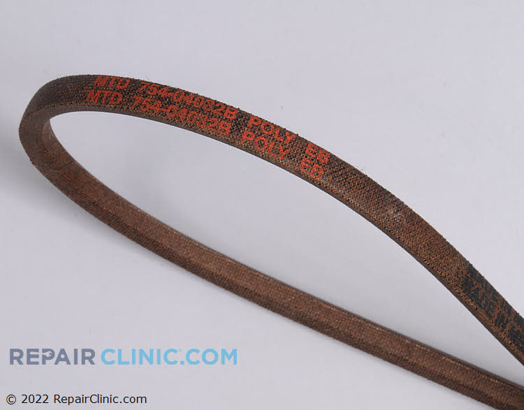 Lawn Mower VBelt 95404032B MTD VBelt Repair Clinic