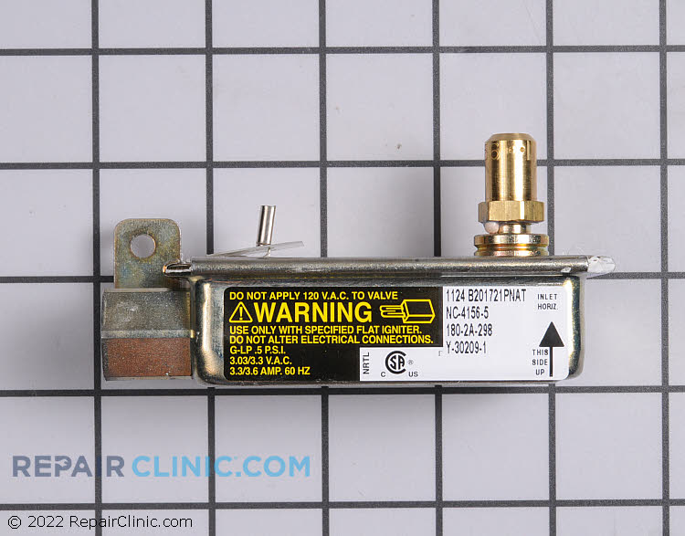 Range/Stove/Oven Safety Valve 1802A298 Brown Safety Valve Repair Clinic