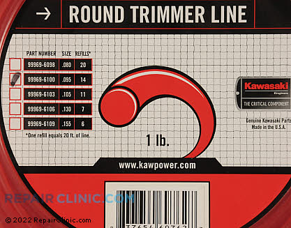 Trimmer Line 99969-6100 Alternate Product View