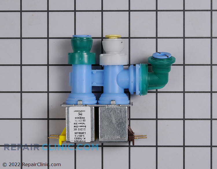 Secondary dual solenoid water inlet valve