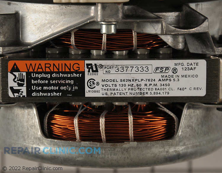 Dishwasher Pump and Motor Assembly W10428167 Fast Shipping Repair