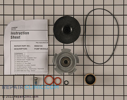 Impeller and Seal Kit WP6-915435 Alternate Product View