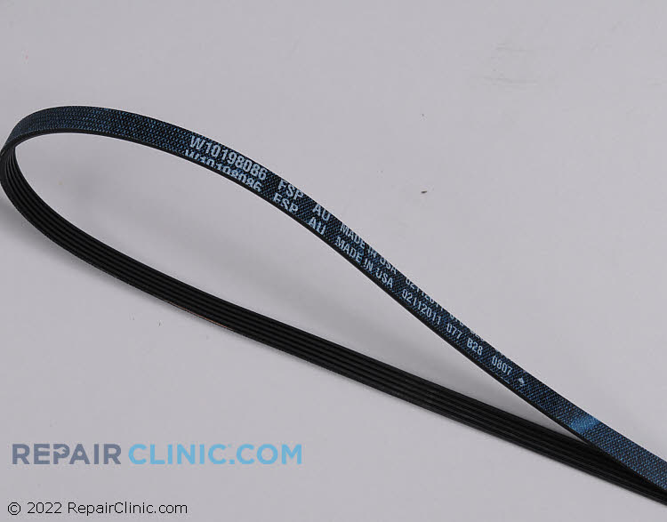 Dryer Drive Belt WPW10198086 Whirlpool Drive Belt Repair Clinic