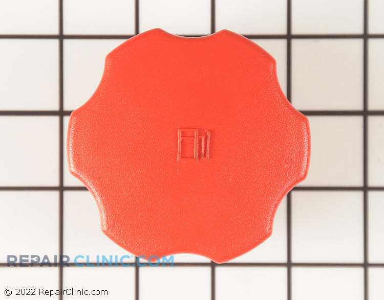 Fuel Cap-Red. This cap has been re-designed by MTD and no longer has a foam baffle inside.