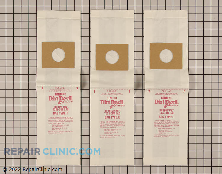 Vacuum Bag 3070147001 Repairclinic Vacuum Bag 3070147001 Alternate Product View