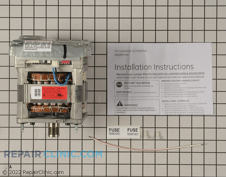 Motor and inverter assembly - Item Number WH20X10066
