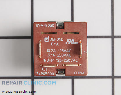 Temperature Control Switch 134905000 Alternate Product View