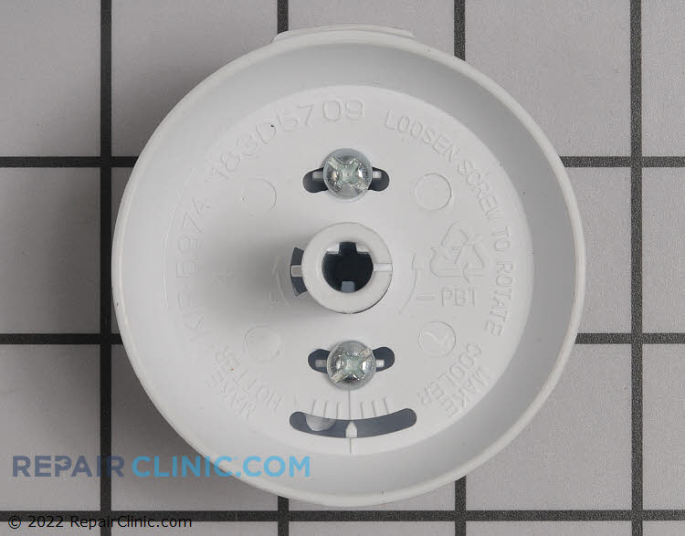 WB03K10203 GE Range thermostat knob 