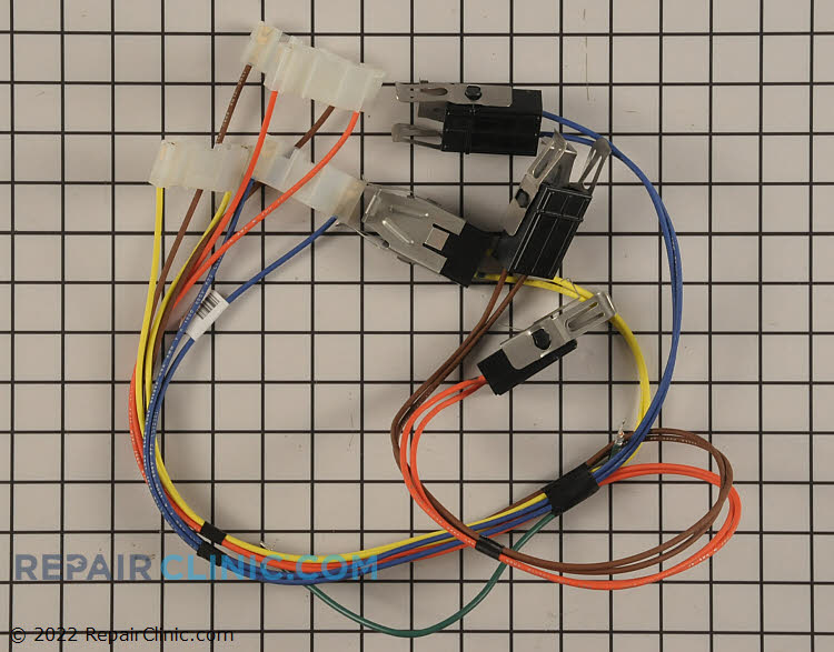 WHIRLPOOL RANGE BURNER RECEPTACLES WIRING HARNESS 3196155 
