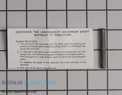 Governor Shaft 30574A Alternate Product View