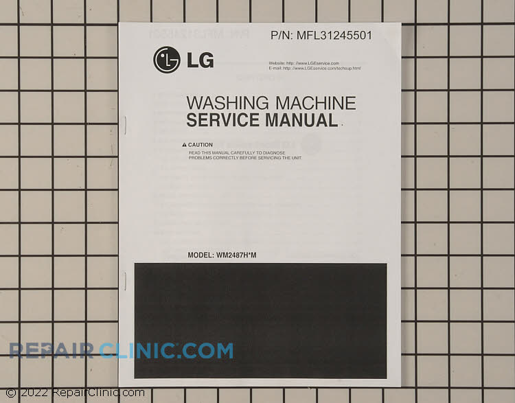 Washing Machine Repair Manual MFL31245501 Fast Shipping Repair Clinic