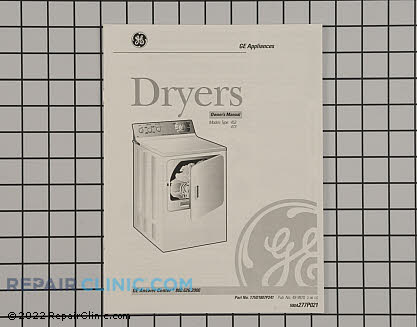Owner's Manual 49-9970 Alternate Product View