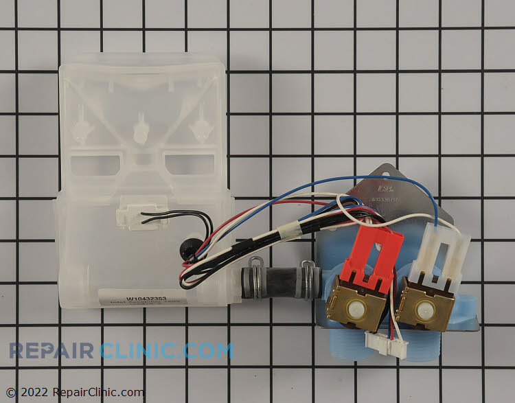 Whirlpool Top Load Washer Water Inlet Assembly W10432353 Repair Clinic