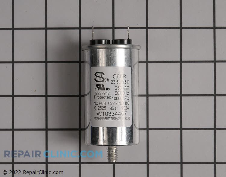 Dishwasher Capacitor WPW10334457 Whirlpool Capacitor Repair Clinic
