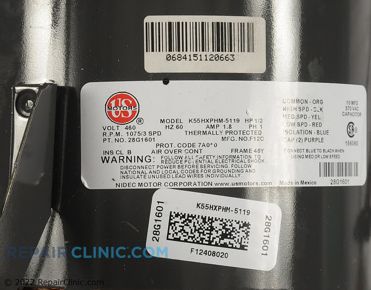 Blower Motor 28G16 Alternate Product View