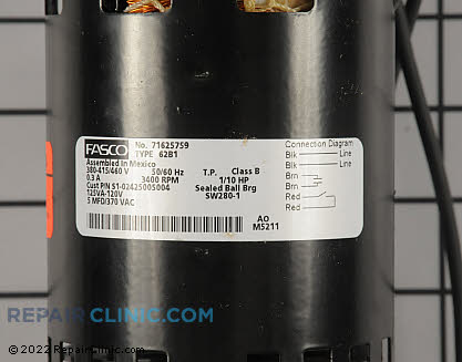 Blower Motor S1-02425005004 Alternate Product View