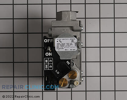 Gas Valve Assembly EF33CW180 Alternate Product View