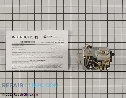 Gas Valve Assembly EF32CW233 Alternate Product View