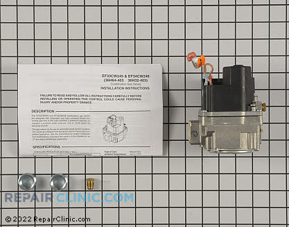 Gas Valve Assembly EF34CW246 Alternate Product View