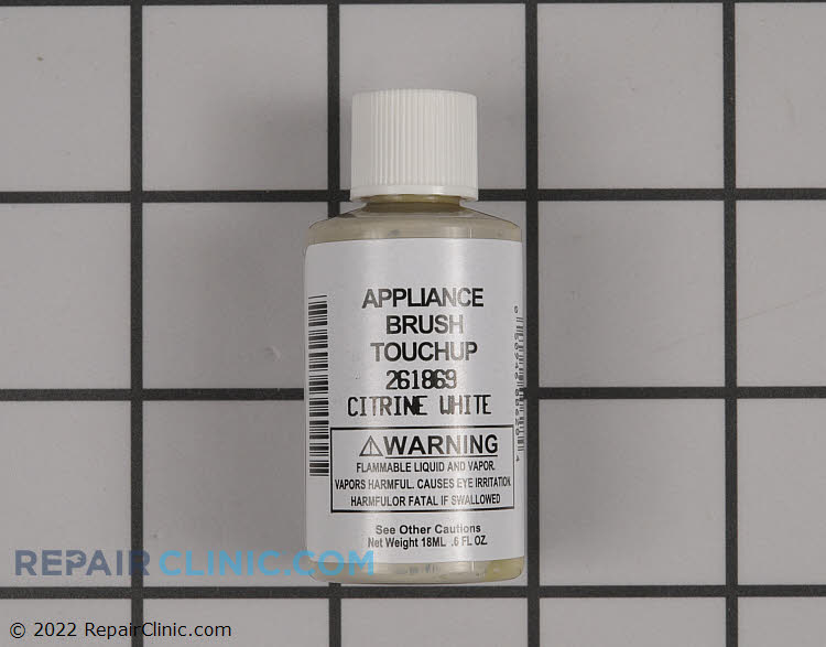 Citrine white microwave oven liner touch-up - Item Number WP261869