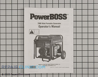 Owner's Manual 204392GS Alternate Product View