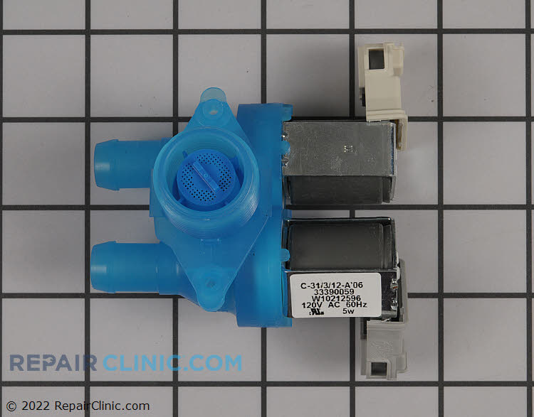 WPW10212596 Water Inlet Valve