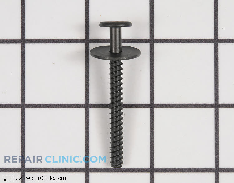 Oven door handle mounting screw