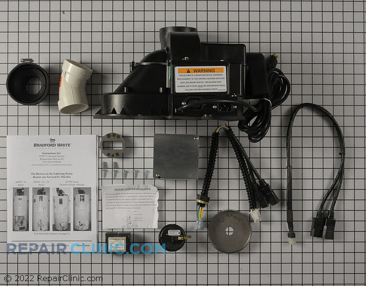 Water Heater Vent Fan Motor 415-47200-00 | Bradford White Vent Fan Motor -  Repair Clinic