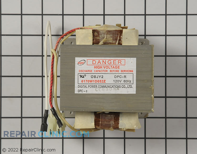 Microwave High Voltage Transformer 6170W1D052Z LG High Voltage