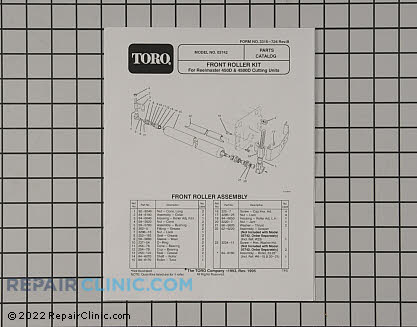 Parts Catalog 3315-726 Alternate Product View