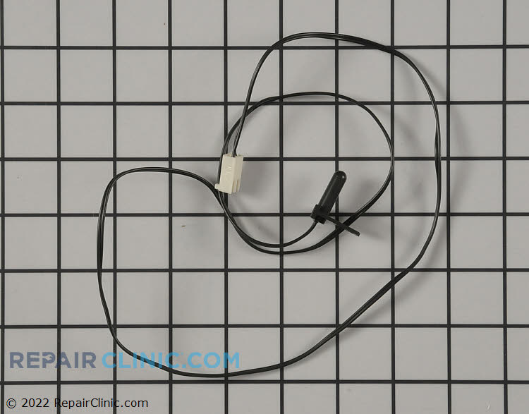 Air conditioner thermistor. The thermistor is a sensor connected to the control board that detects the temperature of the air. The ohm reading should be around 30k at a 75 degree room temperature.