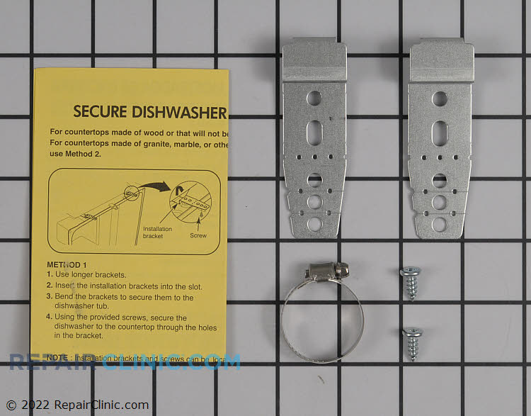 Dishwasher Mounting Bracket Kit - 5304516698