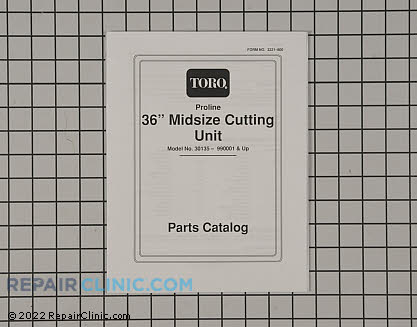 Parts Catalog 3321-800 Alternate Product View