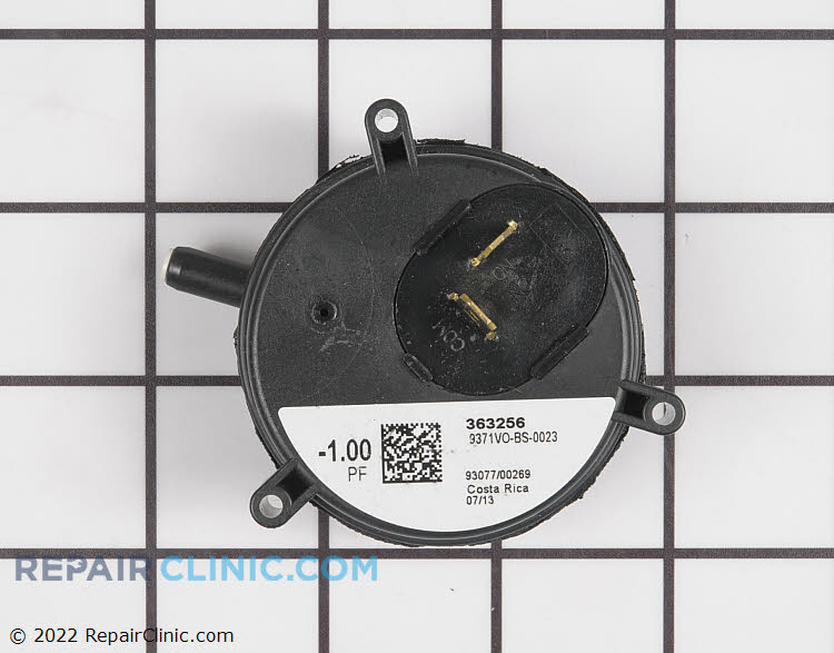 Source 1 02435780000 Air Pressure Switch 1.00 IWC on Fall 363256 9371VO-BS-0023 