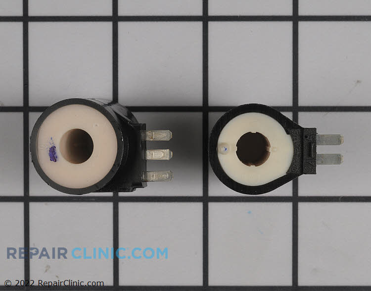 Gas valve solenoid coil kit, both 2 and 3 wire coil in kit
